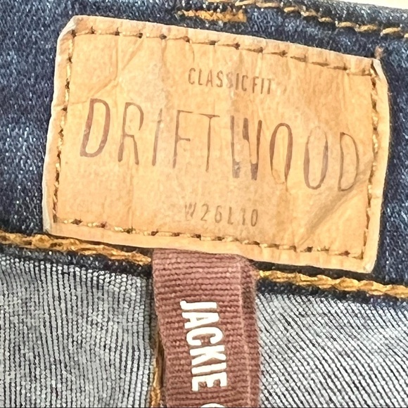 Driftwood Floral Boho Embroidery Distressed Skinny Denim Jeans Women’s 26 - Picture 11 of 11